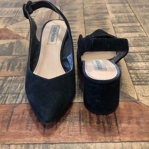 Steve Madden a block heel pumps